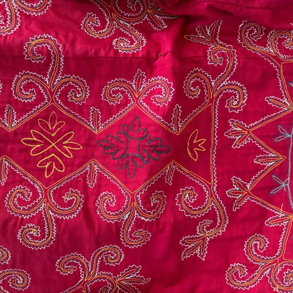 Vintage Embroidered Boho Jacket Coat